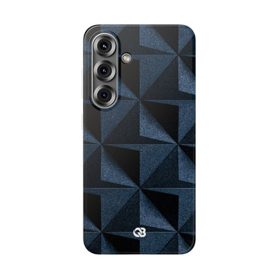 Blue Lite Phone Case for Samsung - Indigo Basalt Facets