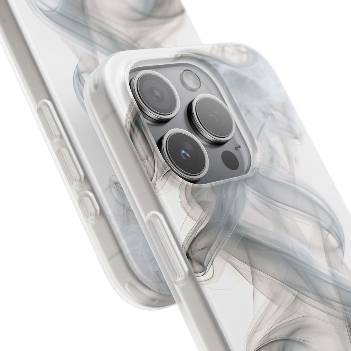 Vapor Noir · Lite Phone Case for iPhone ·  White