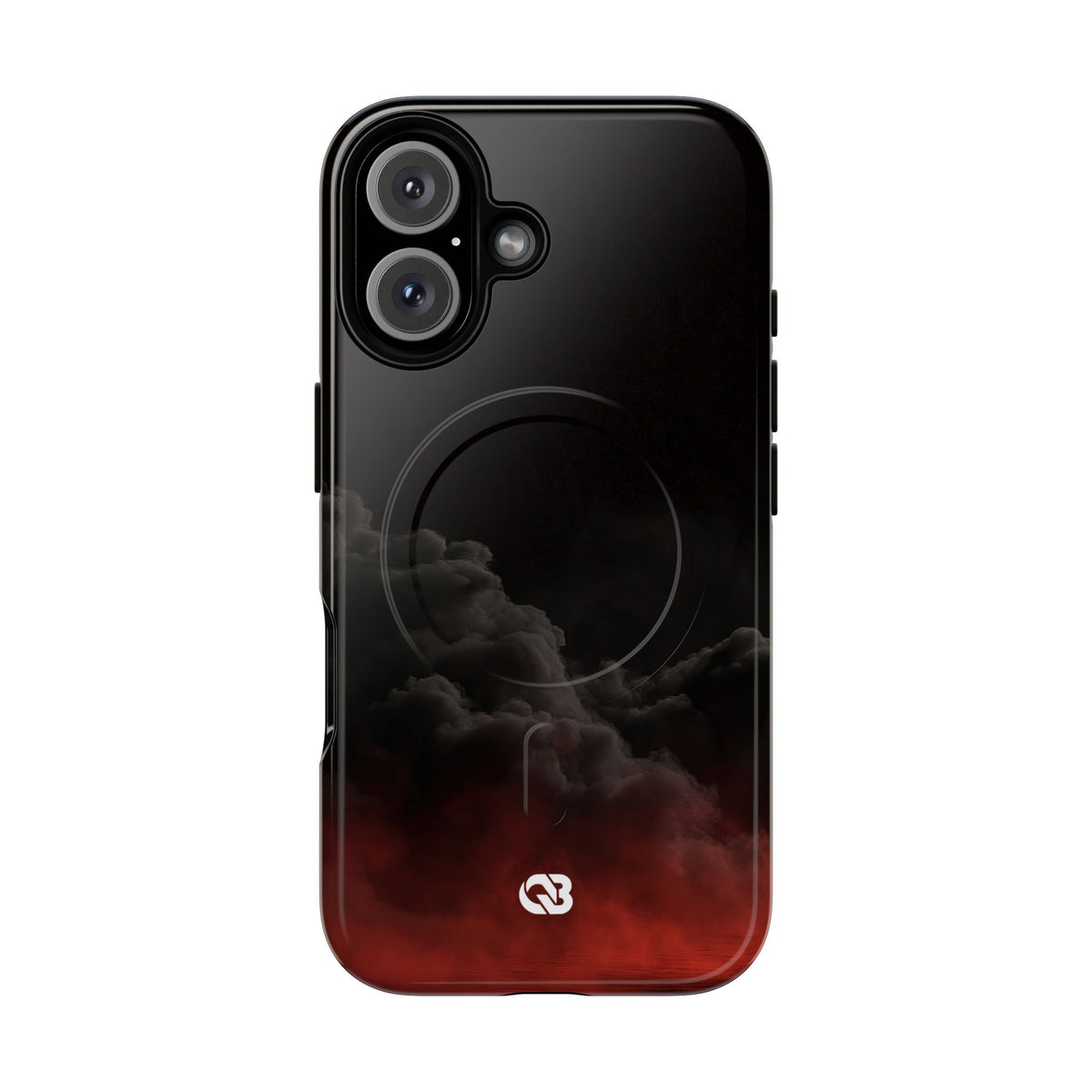 Crimson Fog Void · Tough 2.0 Magnetic Phone Case for iPhone · Black