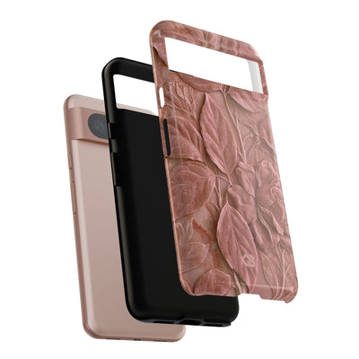 Blush Rose Relief · Tough Phone Case for Pixel ·  Pink