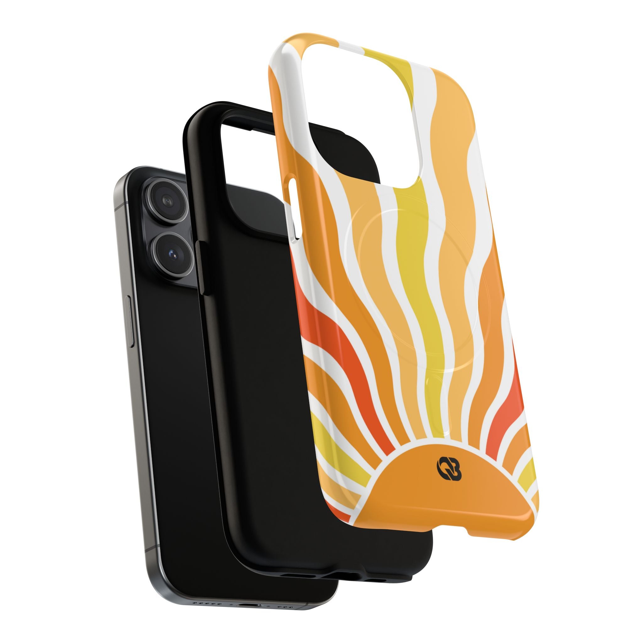 Amber Solar Waves · Tough+ Phone Case for iPhone · Magsafe
