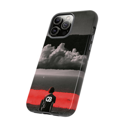 Crimson Horizon · Tough Phone Case for iPhone · Black