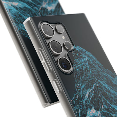 Glacial Alpine Peak · Lite Phone Case for Samsung · Blue