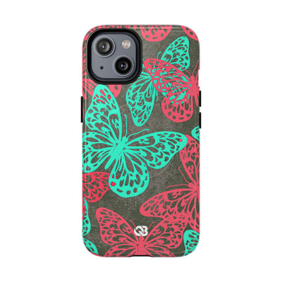 Electric Papillon · Tough 2.0 Magnetic Phone Case for iPhone · Pink