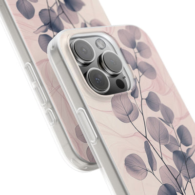 Ethereal Indigo Eucalyptus · Soft Phone Case for iPhone