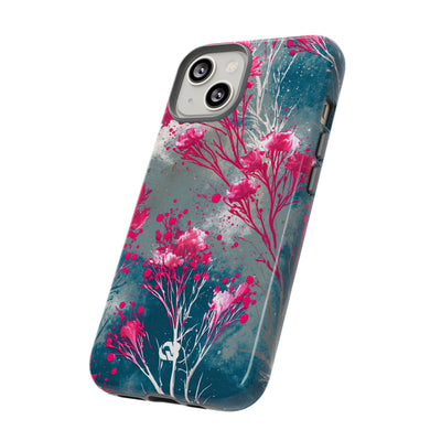 Cyber Blossom · Tough Phone Case for iPhone · Teal