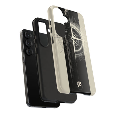 Beige Tough Phone Case for Samsung - Zenith Vector Spire