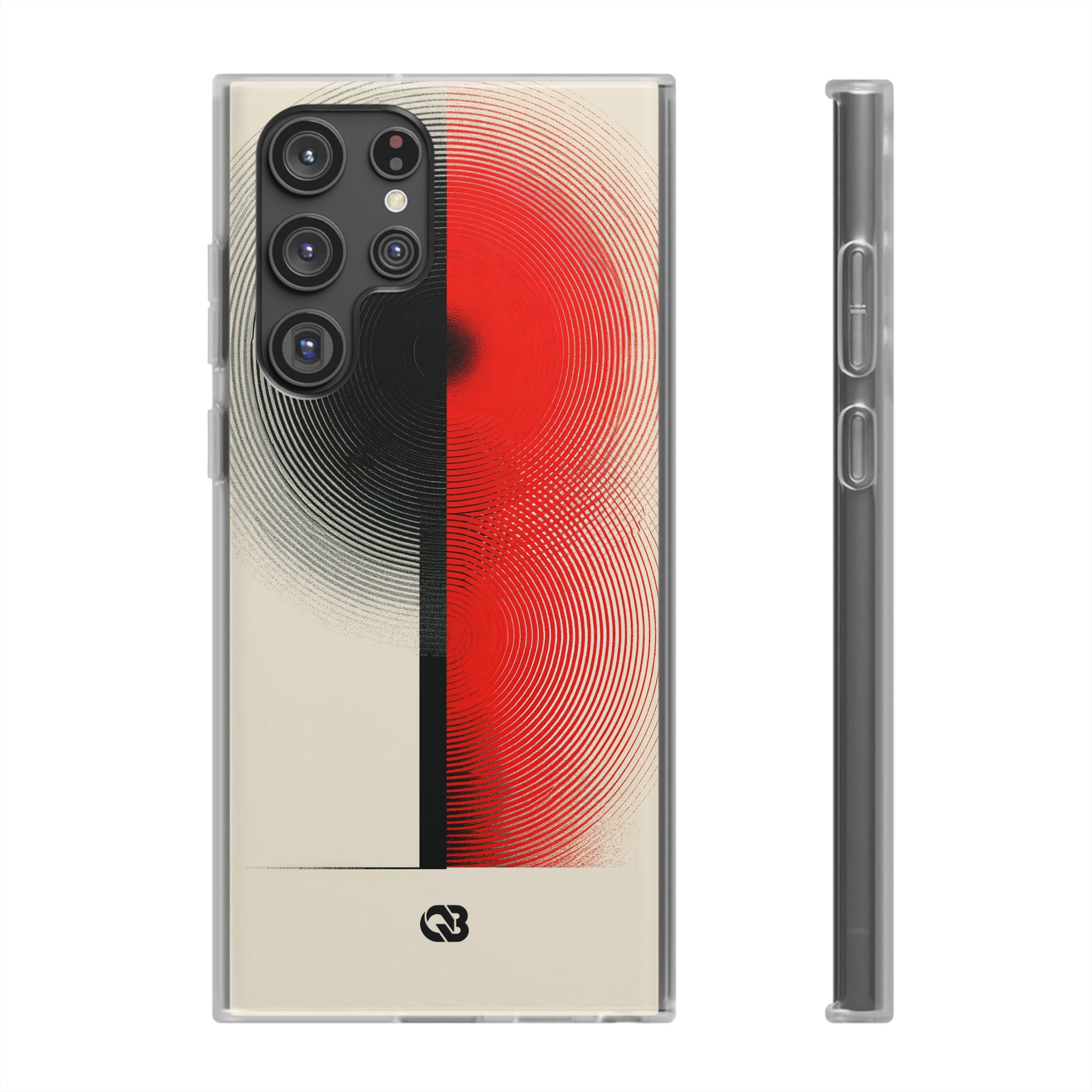 Red Lite Phone Case for Samsung - Split Signal Red