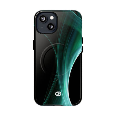 Emerald Lumen · Tough 2.0 Magnetic Phone Case for iPhone · Green