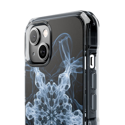 Blue Impact MagSafe Phone Case for iPhone - Glacial Smoke Crown