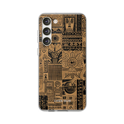 Tribal Faces Samsung S23 Plus Case - Soft