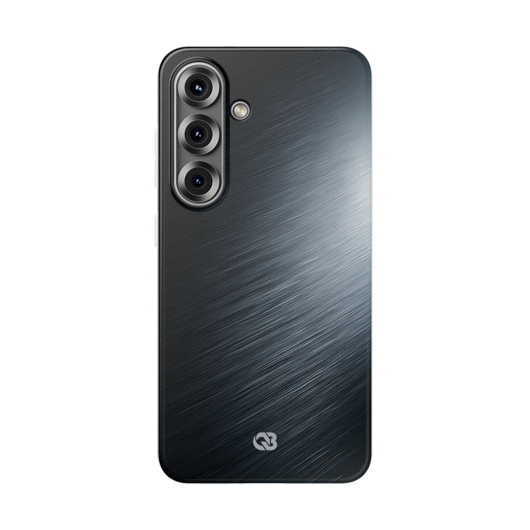 Grey Lite Phone Case for Samsung - Charcoal Brushed Steel