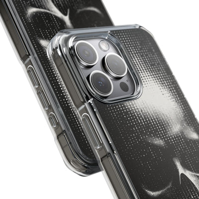 Raster Phantom · Clear Impact Magnetic Phone Case for iPhone ·  Black
