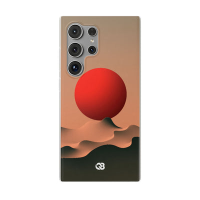 Crimson Sol Ridge · Lite Phone Case for Samsung · Red