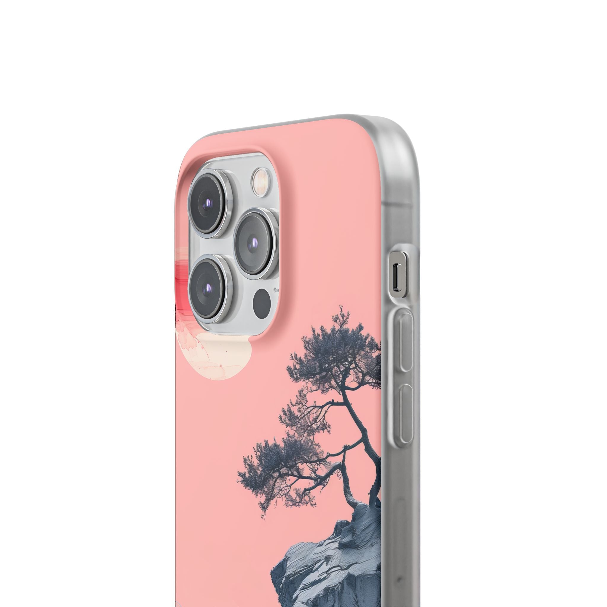 Crimson Moon Tree iPhone 14 Pro Case - Soft