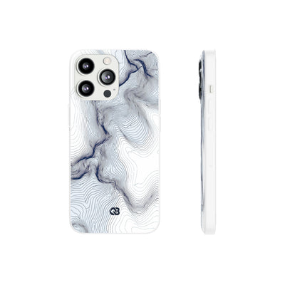 Nordic Ridge Contour · Lite Phone Case for iPhone ·  White