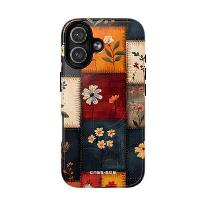 Patchwork Blooms iPhone 17 Case - Tough+ - CASE•BOB