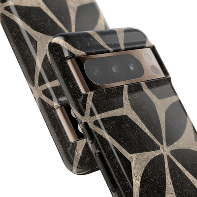 Concrete Mosaic Star · Tough Phone Case for Pixel ·  Black