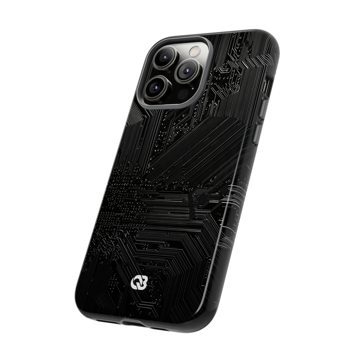 Obsidian Circuitry · Tough Phone Case for iPhone · Black