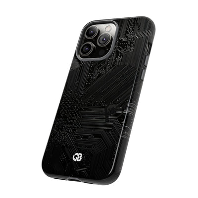 Obsidian Circuitry · Tough Phone Case for iPhone · Black