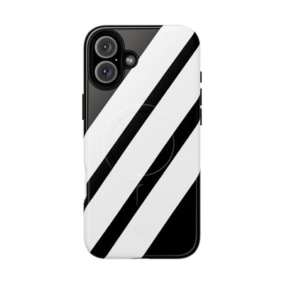 Obsidian White Bars · Tough+ Phone Case for iPhone · Magsafe