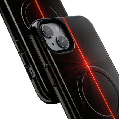 Red Tough 2.0 Magsafe Phone Case for iPhone - Crimson Flare Vector