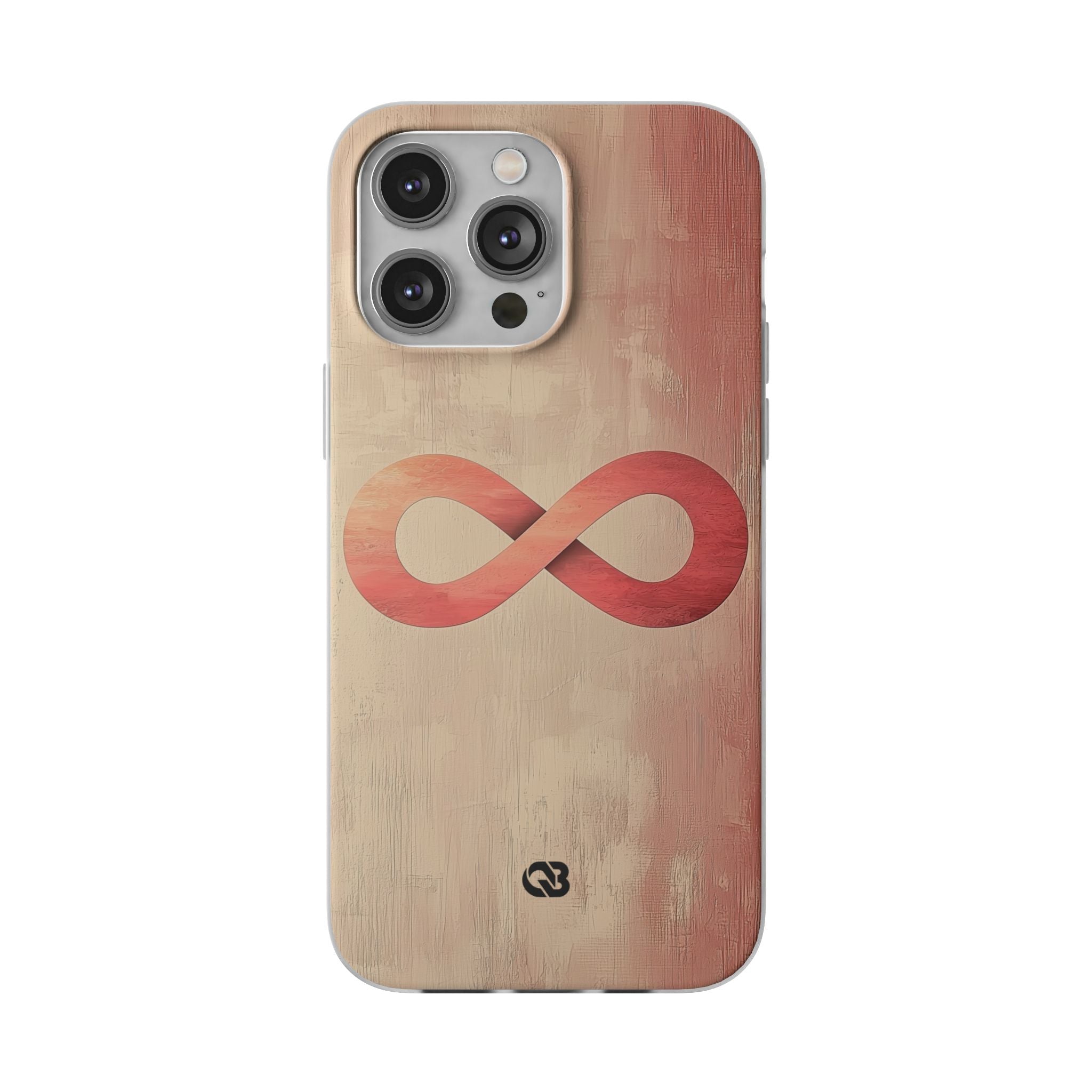 Terracotta Infinity Stroke · Soft Phone Case for iPhone