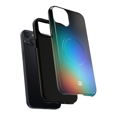 Black Tough 2.0 Magsafe Phone Case for iPhone - Electric Prism Grain
