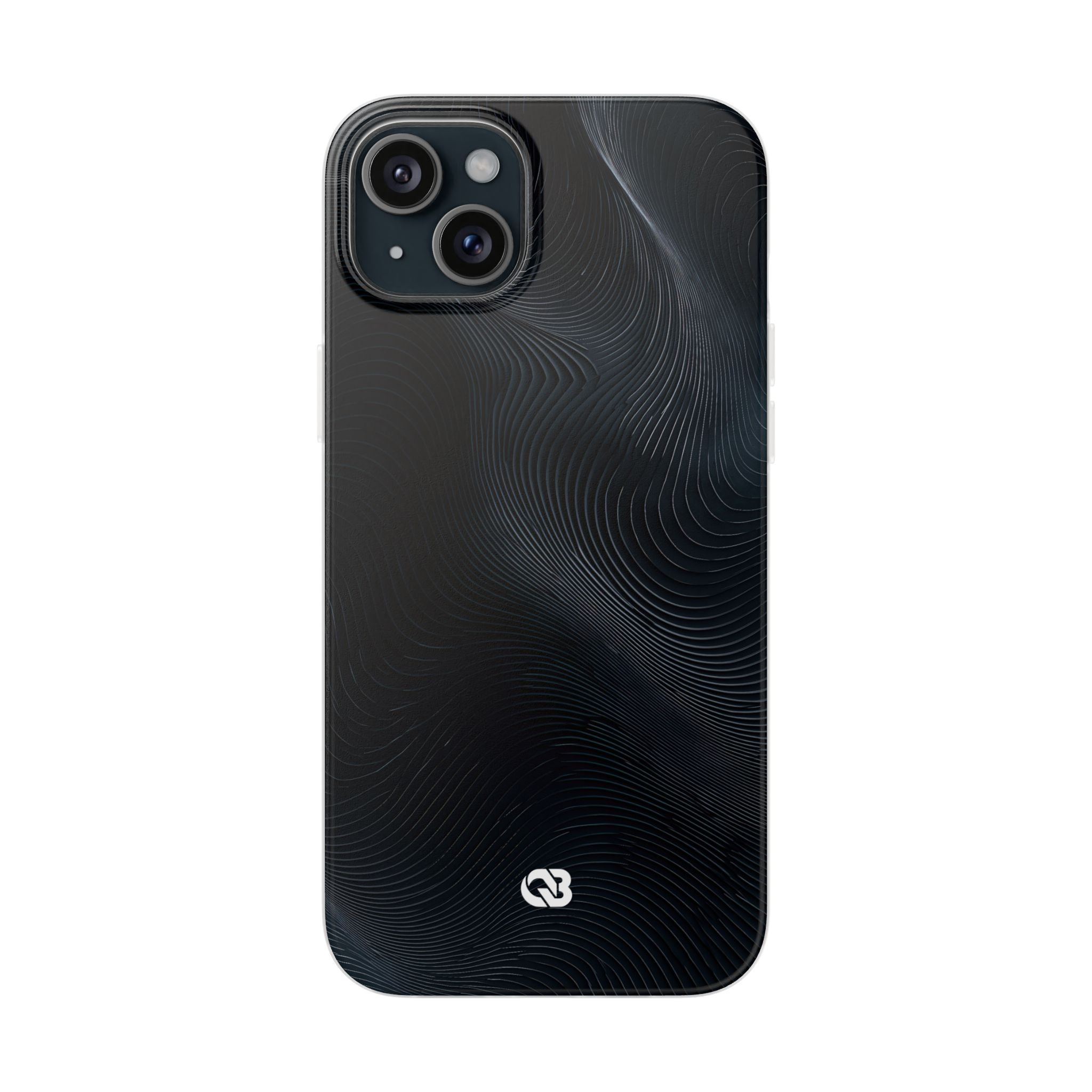 Black Lite Phone Case for iPhone - Obsidian Ridge Flux