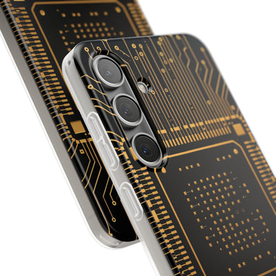 Gold Lite Phone Case for Samsung - Cyber Gold Processor