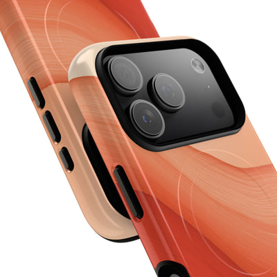 Terracotta Flow · Tough 2.0 Magnetic Phone Case for iPhone · Orange
