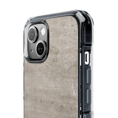Grey Impact MagSafe Phone Case for iPhone - Brutalist Stone Grit