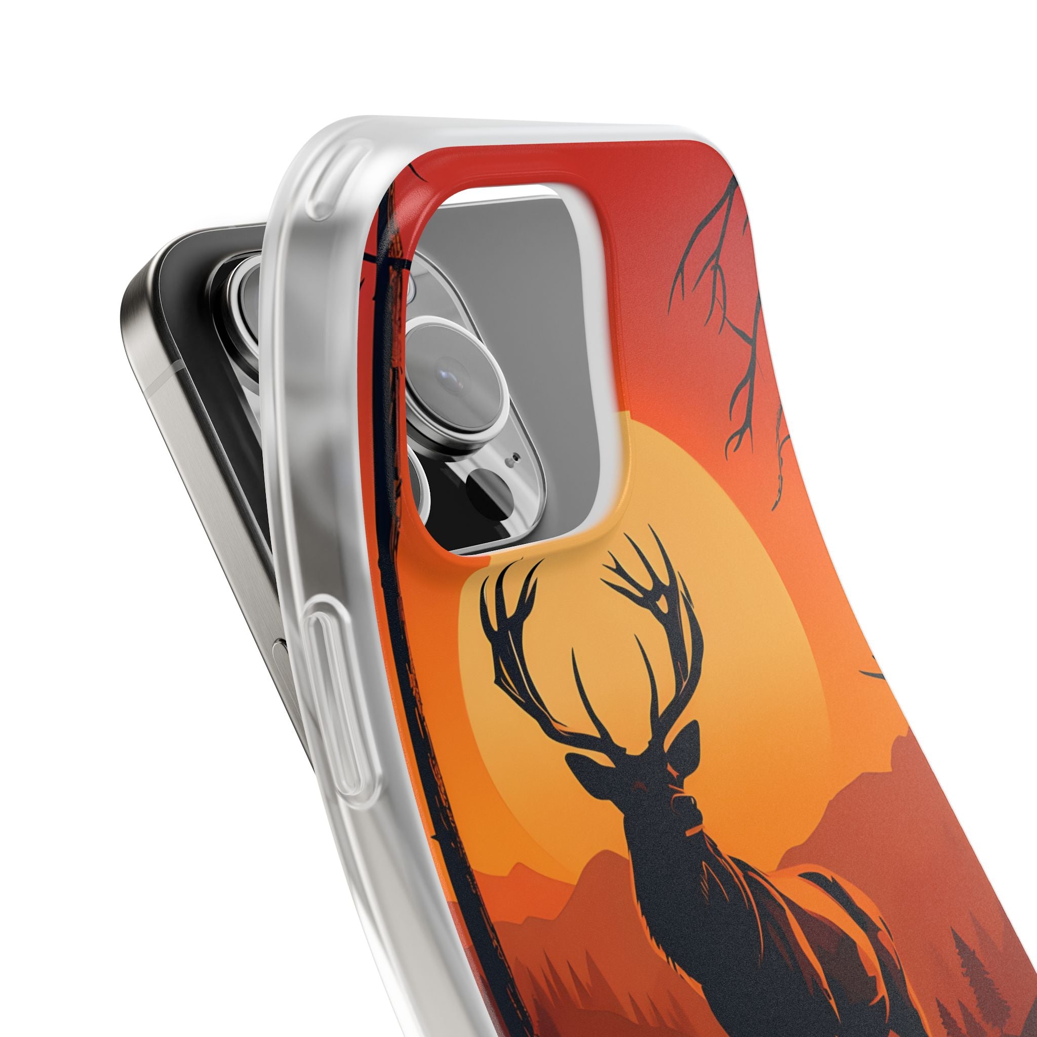 Amber Ridge Stag · Soft Phone Case for iPhone