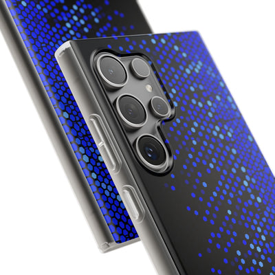 Cobalt Hex Dispersion · Lite Phone Case for Samsung · Blue