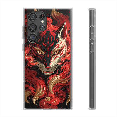 Crimson Kitsune Spirit · Lite Phone Case for Samsung · Red