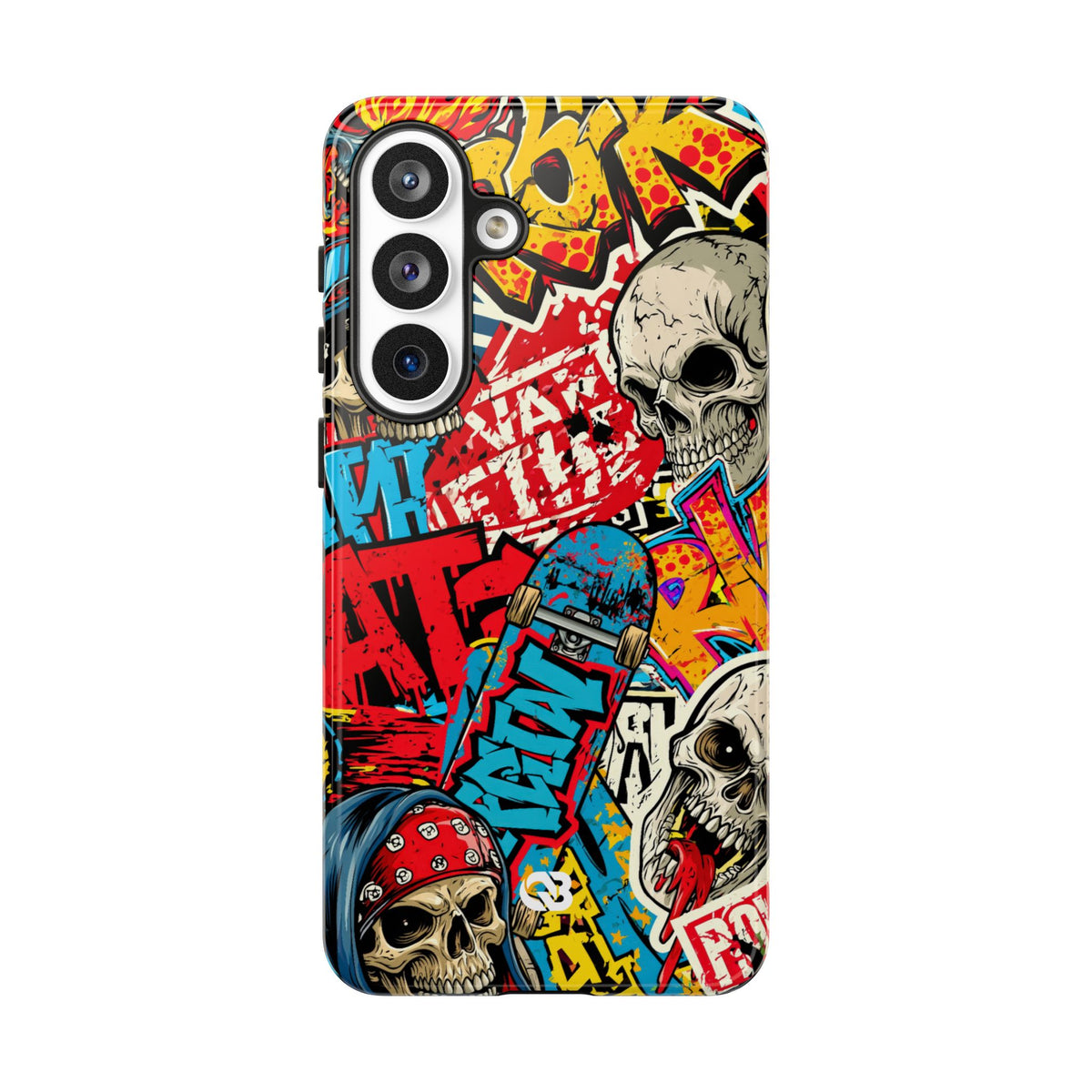 Skate Skull Riot · Tough Phone Case for Samsung · Red