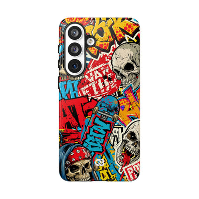 Skate Skull Riot · Tough Phone Case for Samsung · Red