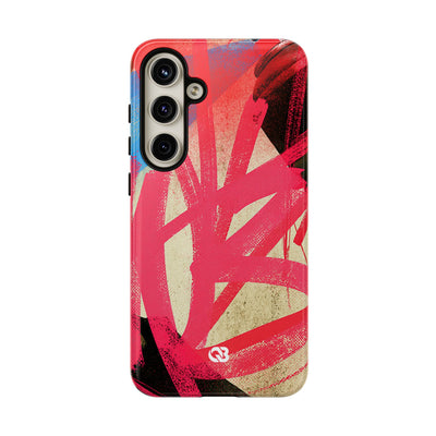 Neon Spray Tag · Tough Phone Case for Samsung · Pink