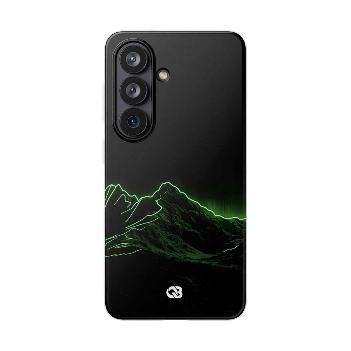 Nordic Mountain Contour · Lite Phone Case for Samsung · Black
