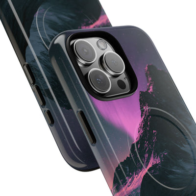 Arctic Aurora Summit · Tough 2.0 Magnetic Phone Case for iPhone · Black