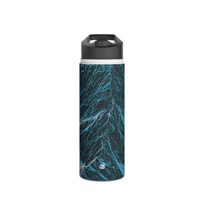 Glacial Alpine Peak · Insulated Water Bottle · Blue