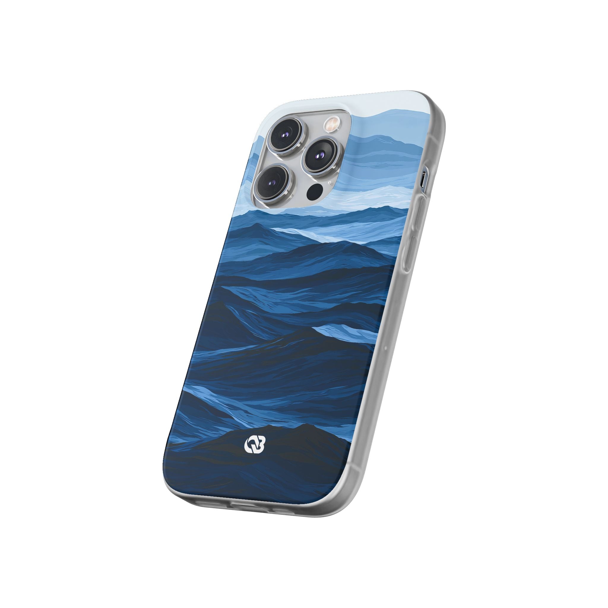 Blue Lite Phone Case for iPhone - Cobalt Ridge Tides