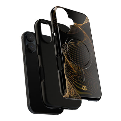 Gold Tough 2.0 Magsafe Phone Case for iPhone - Burnished Bronze Helix