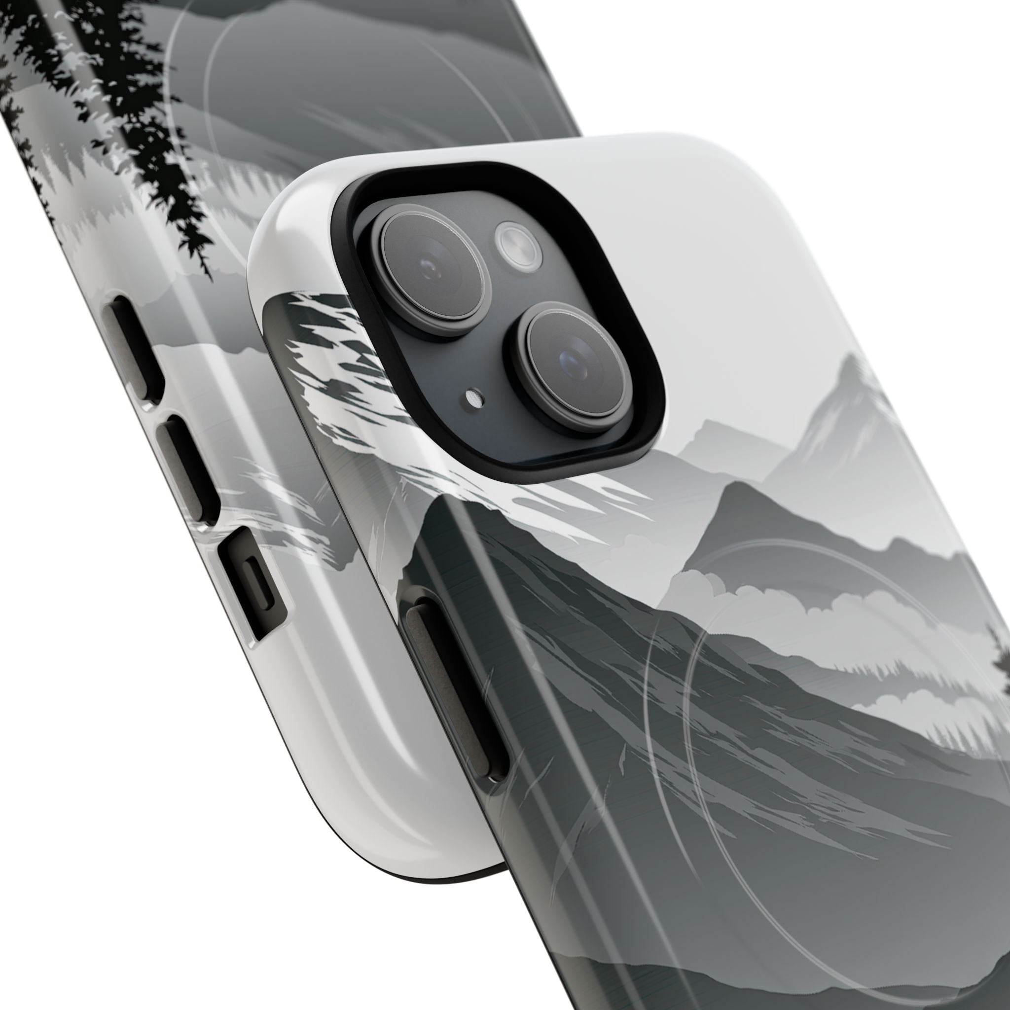 Grey Tough 2.0 Magsafe Phone Case for iPhone - Granite Ridge Mist
