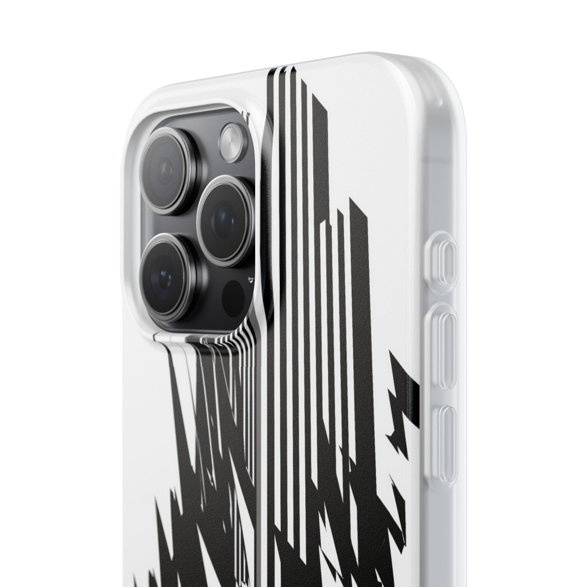 White Lite Phone Case for iPhone - Shattered Vector Spire