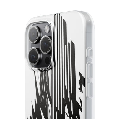 White Lite Phone Case for iPhone - Shattered Vector Spire