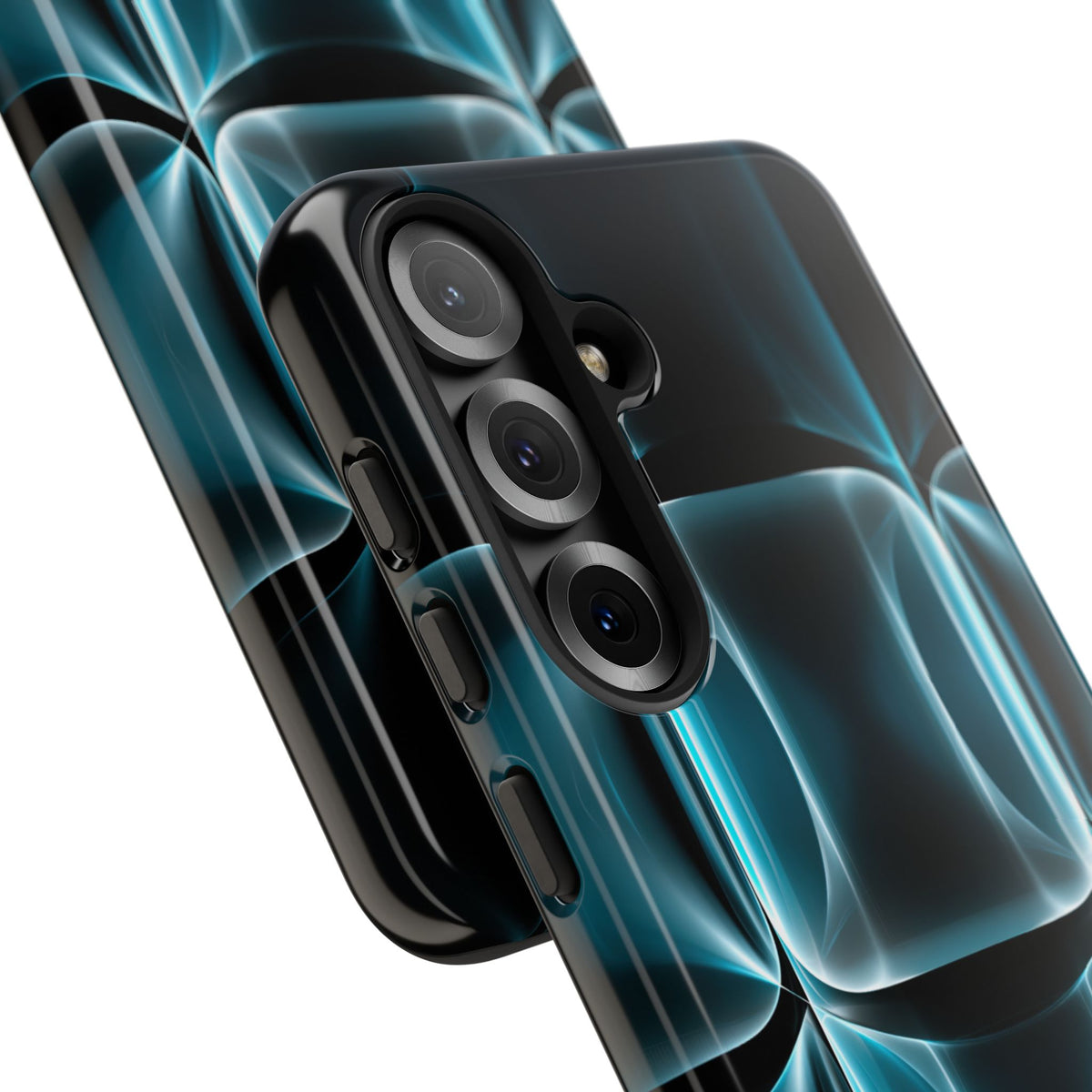 Cyan Core Matrix · Tough Phone Case for Samsung · Blue