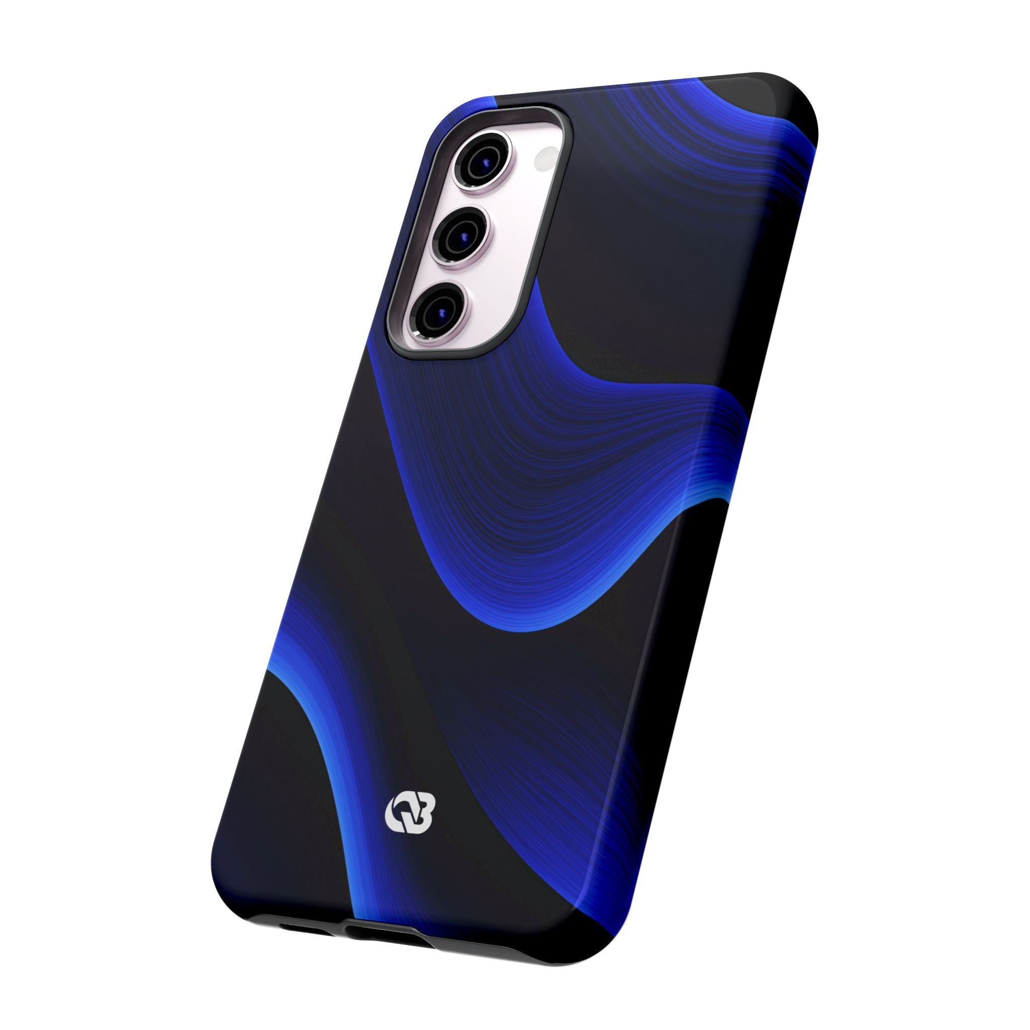 Blue Tough Phone Case for Samsung - Electric Cobalt Flow