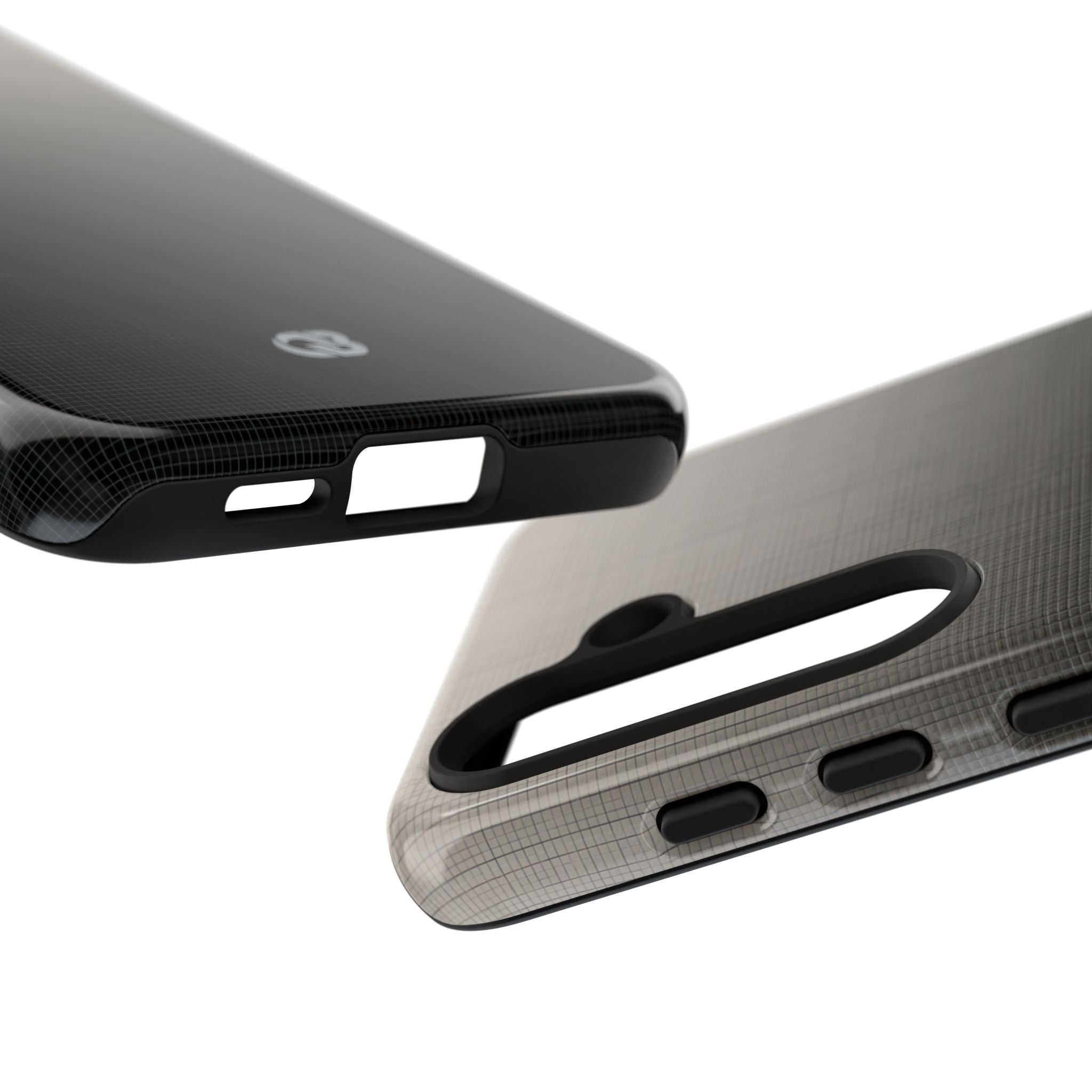 Grey Tough Phone Case for Samsung - Faded Sand Mesh