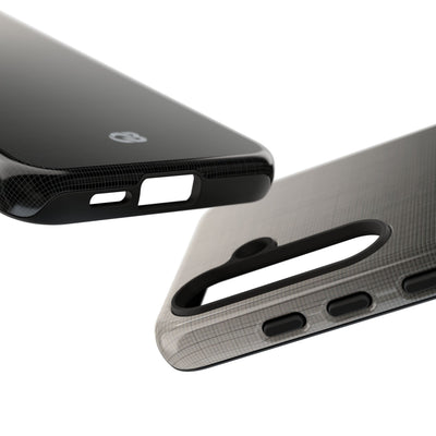 Grey Tough Phone Case for Samsung - Faded Sand Mesh